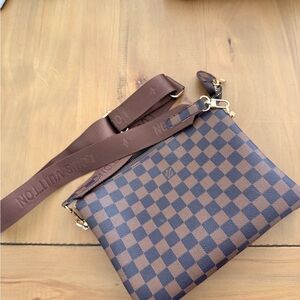 Checkered Crossbody Bag